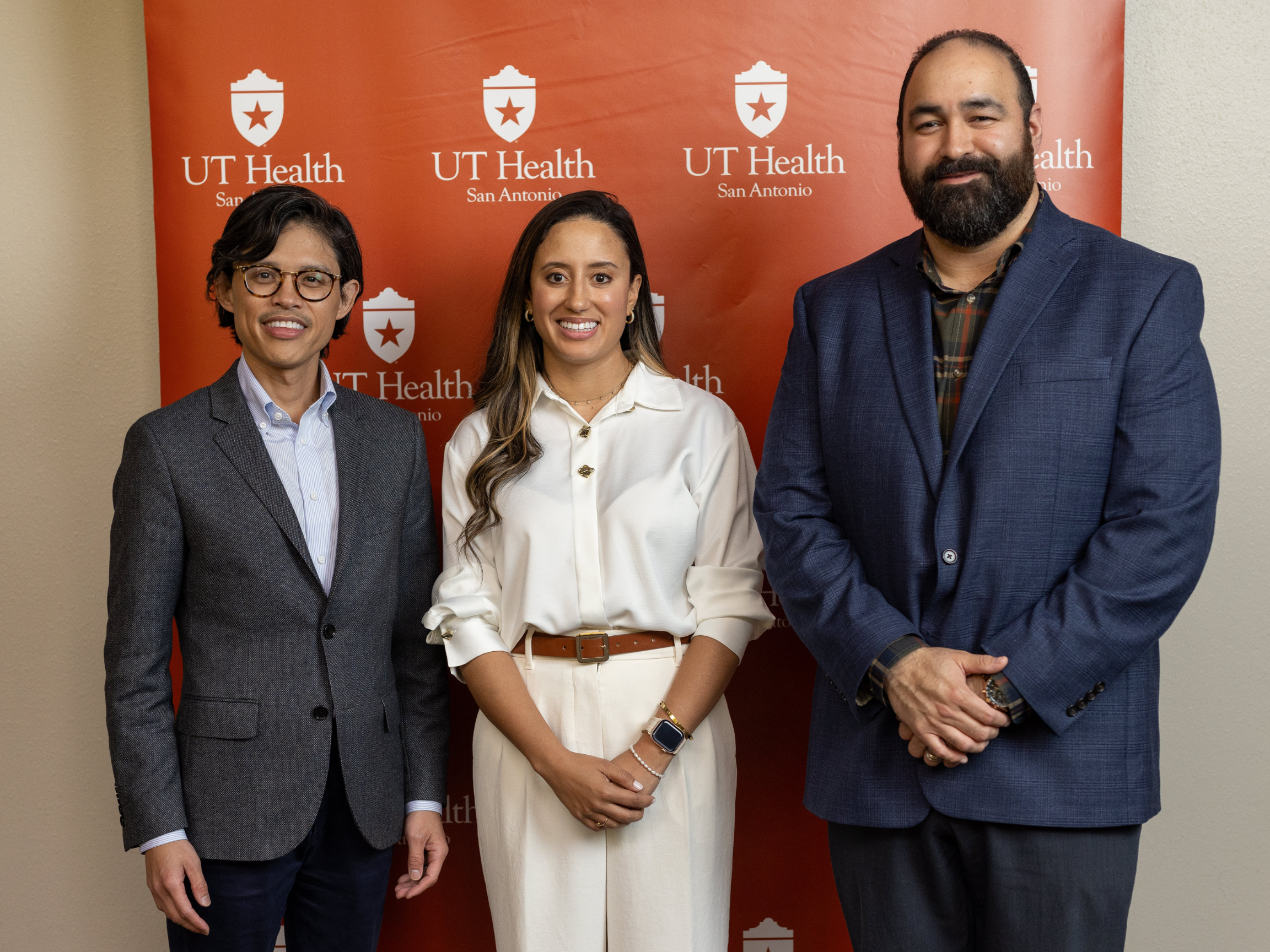 Group photo of Concierge Medicine physicians Ramon Cancino, Arlene Reyes and David Cadena