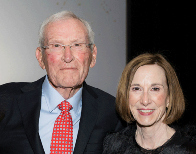 Former AT&T CEO Ed Whitacre and his wife Linda Whitacre.